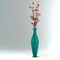 Modern Bamboo Floor Vase - Decorative 43-inch Vase for Living Room, Dining Room, or Entryway - Versatile Floral Display - Fill with Dried Branches or Flowers - Contemporary Tall Vase - Unique Bamboo Design